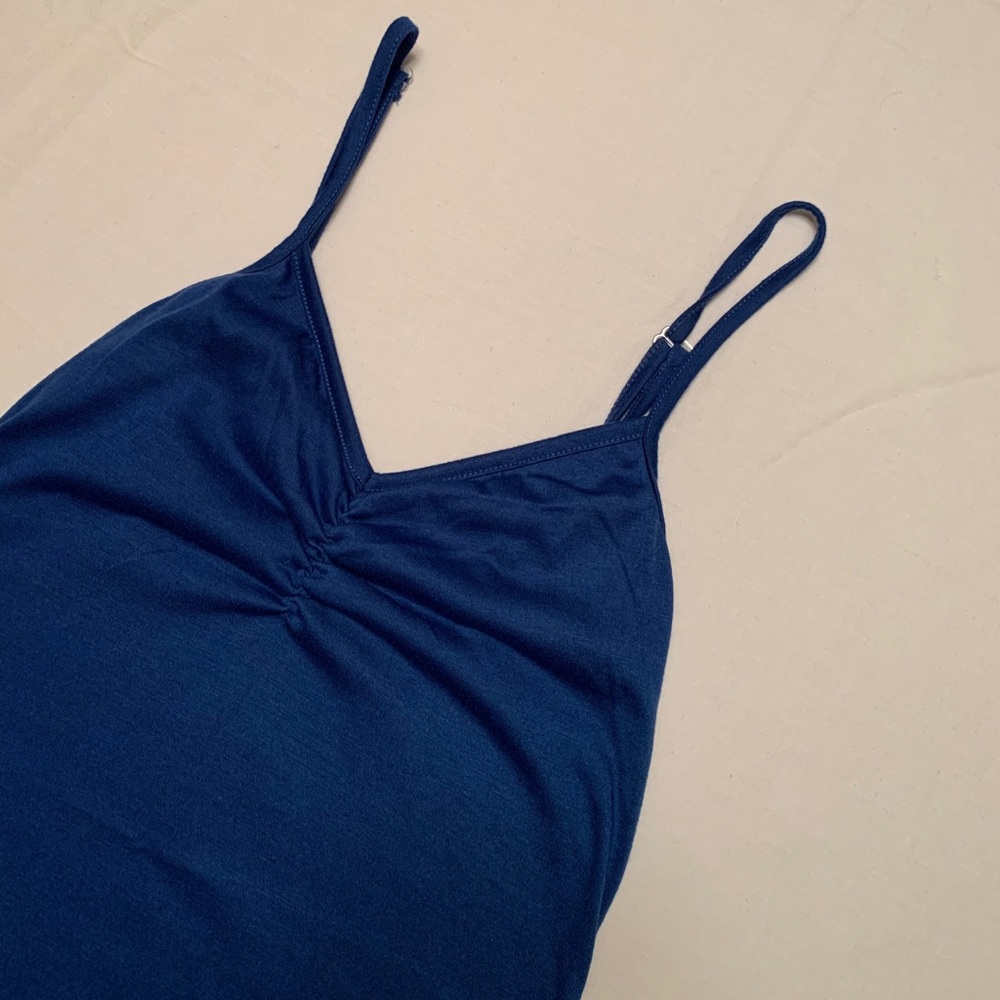 Sparkle & Fade Royal Blue Cotton Slip Dress Size M